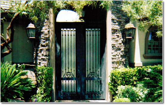 Wrought Iron Entry Way Gates Las Vegas NV